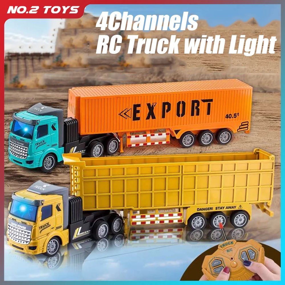 Dump Truck Toy - 1/48 RC Container Truck Toy Kids