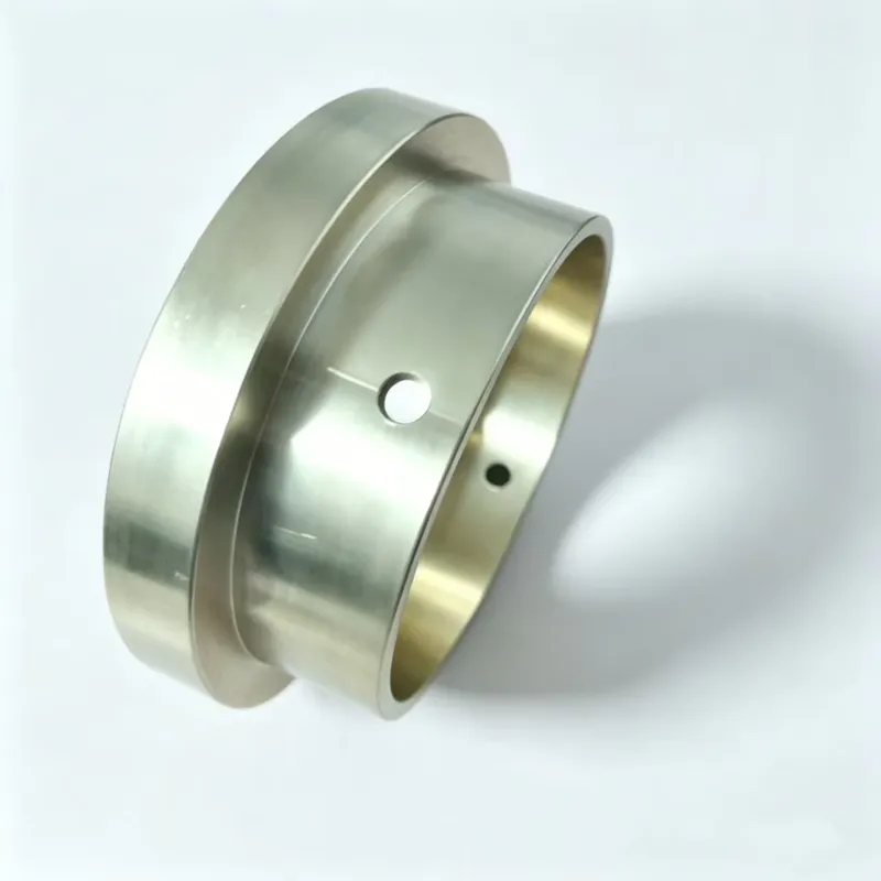Heavy Equipment Yellow - Durable Wear-Resistant Yellow Brass Bushing CNC