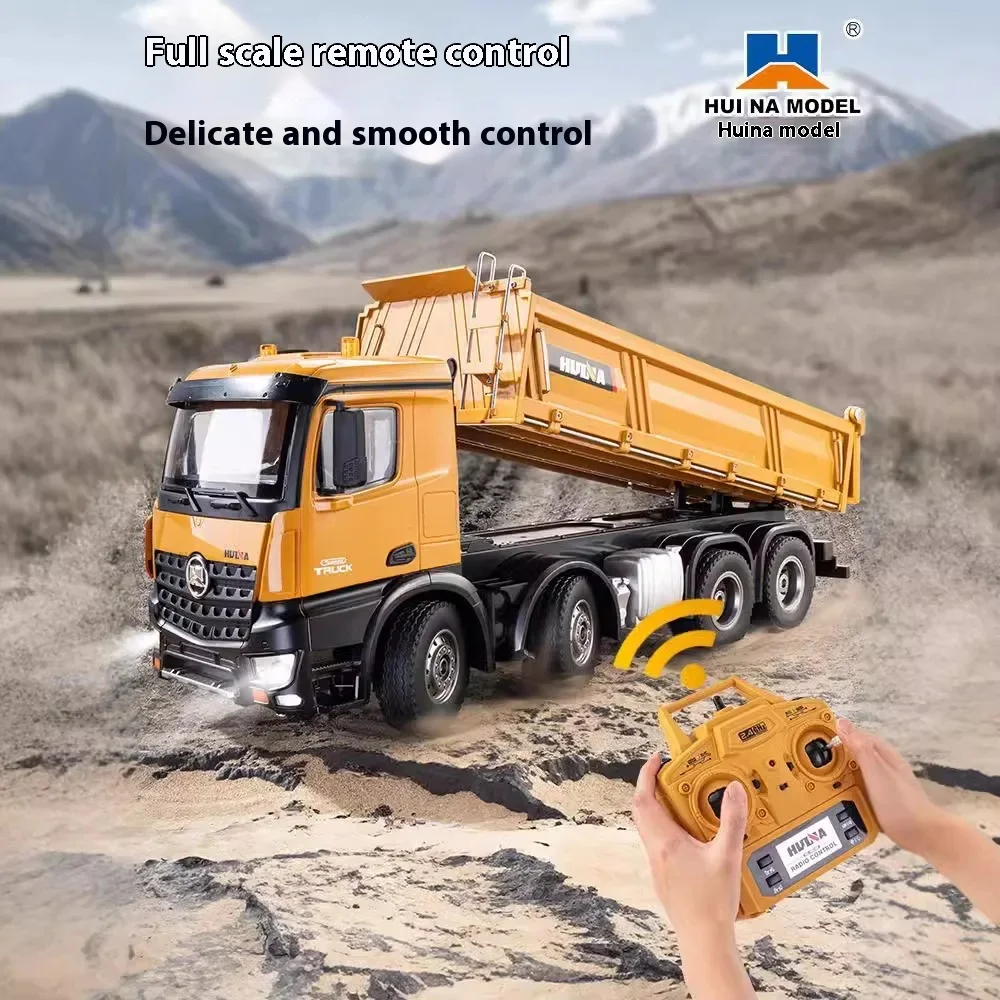 Huina 1536 RC Dump Truck 1/14  - Dump Truck Toy recension och pris