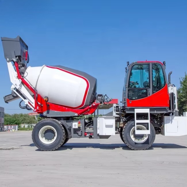 4WD Self Loading Concrete Mixe - Concrete Mixer Machine recension och pris
