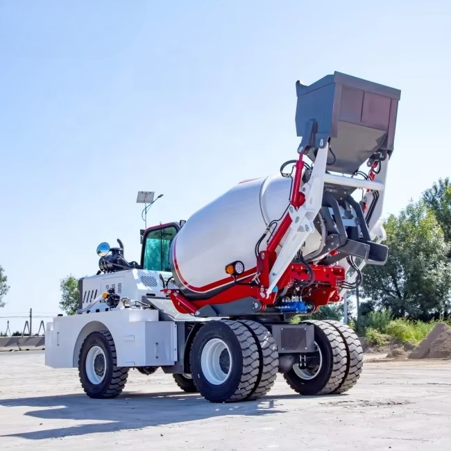4WD Self Loading Concrete Mixe - Concrete Mixer Machine recension och pris