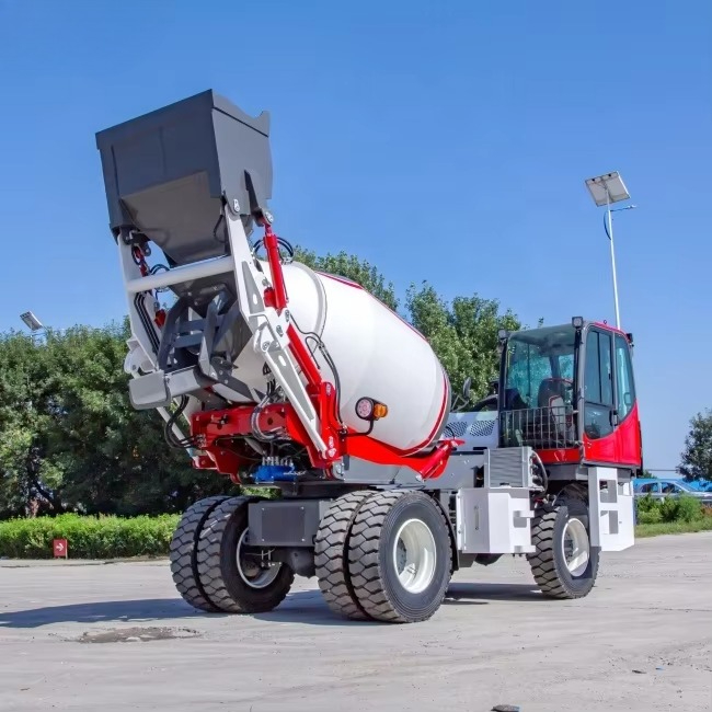 4WD Self Loading Concrete Mixe - Concrete Mixer Machine recension och pris