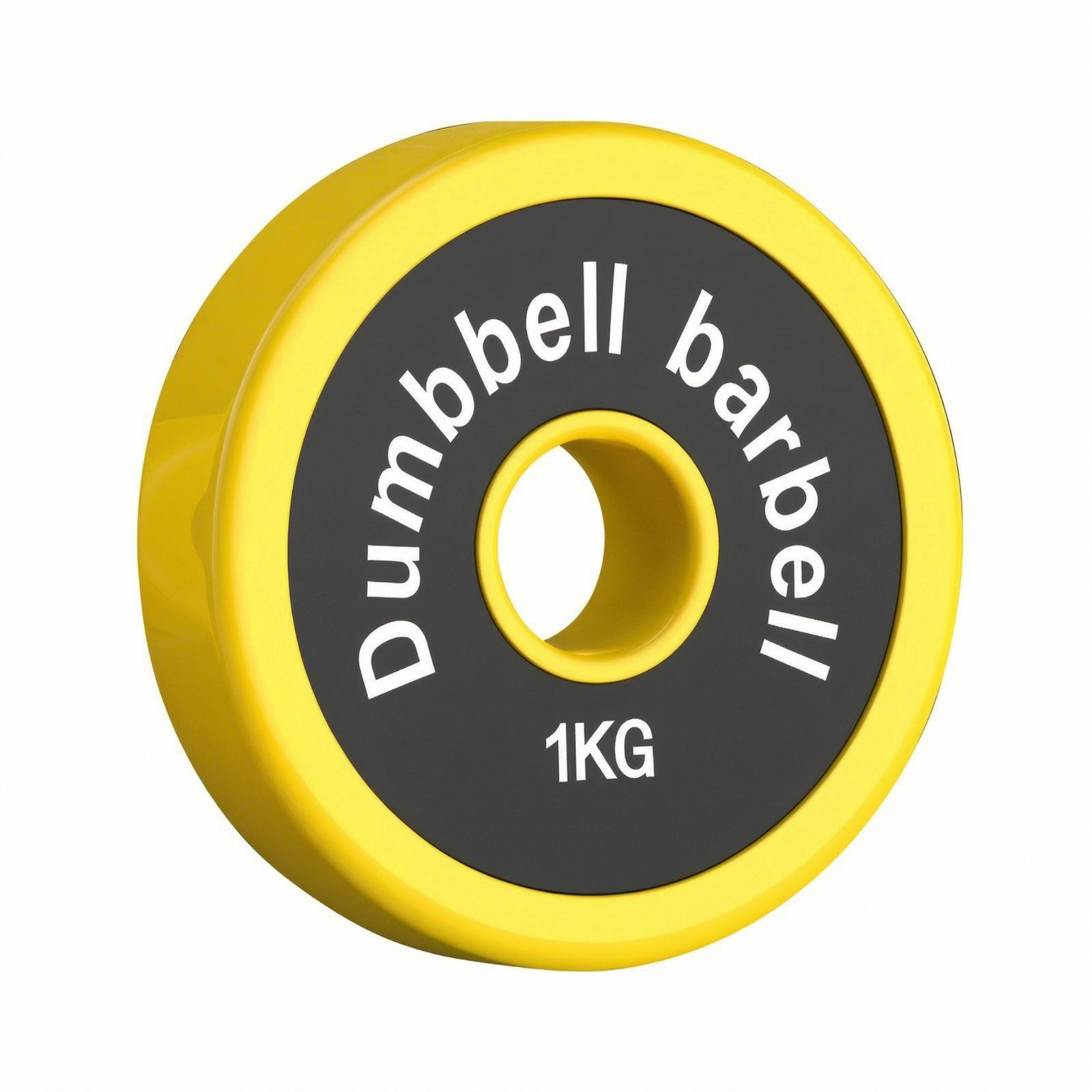 Rubber Weight Plate for Barbel - Heavy Equipment Yellow recension och pris