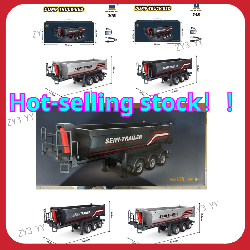 20261/18 Huina 1509 Rc Semi Du - Dump Truck Toy recension och pris