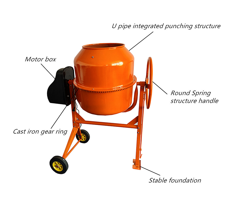 Cement Mixer/electric Motor Co - Concrete Mixer Machine recension och pris