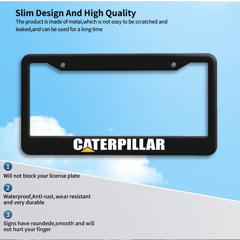 CATERPILLAR Car License Plate  - Heavy Equipment License recension och pris