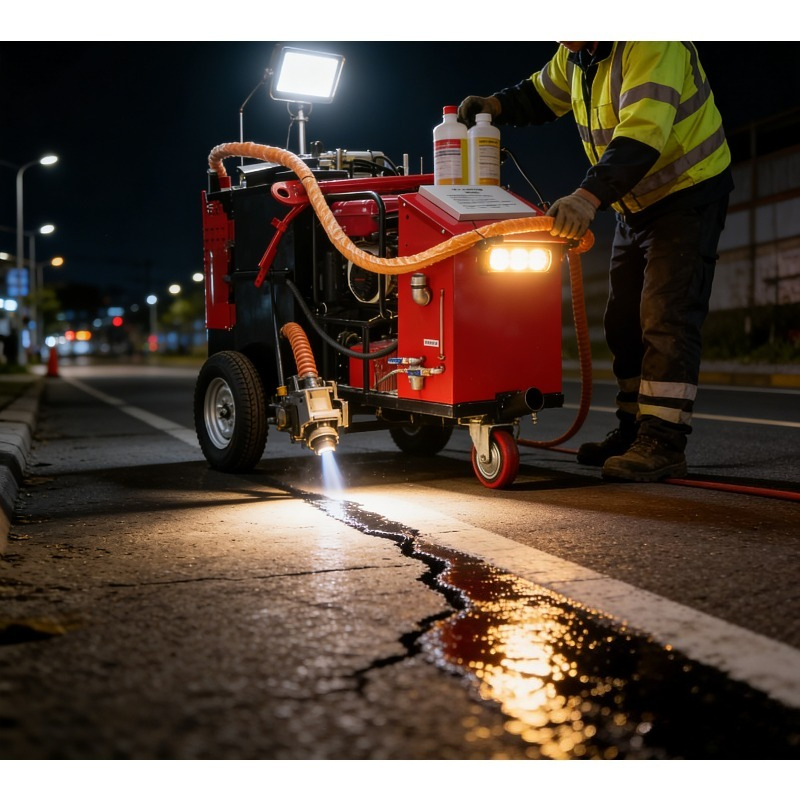 High Efficiency Road Crack Sea - Road Crack Sealing Machine recension och pris