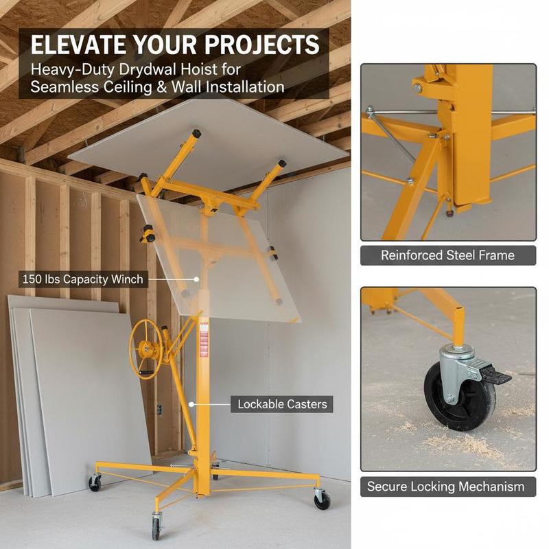 Panel Jack 11ft For Ceiling In - Heavy Equipment Yellow recension och pris