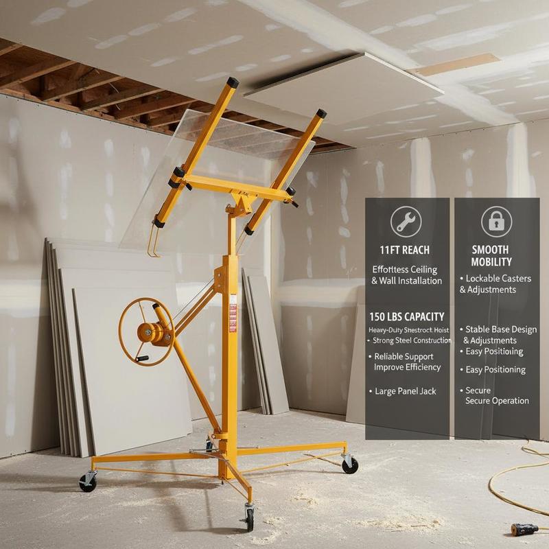 Panel Jack 11ft For Ceiling In - Heavy Equipment Yellow recension och pris