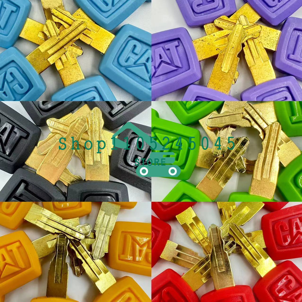 30PCS 5P8500 8H5306 Keys Heavy - Heavy Equipment Yellow recension och pris