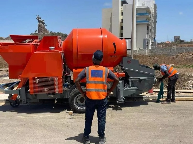 Customized Concrete Pumping Mi - Concrete Mixer Machine recension och pris