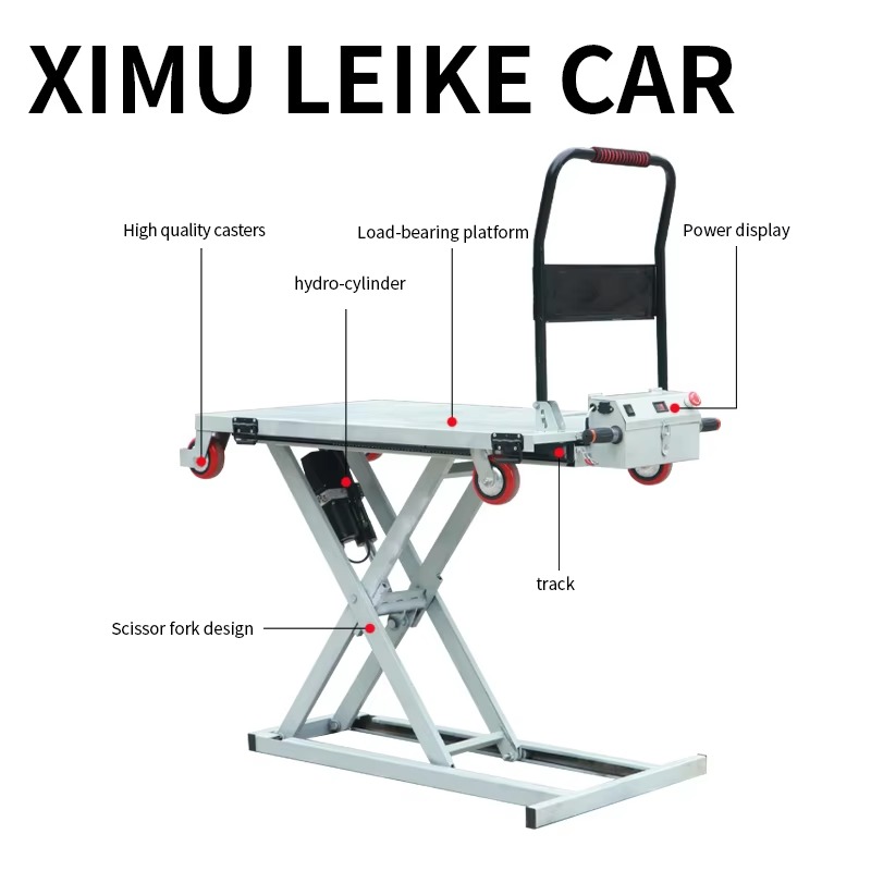 Portable Trolley Scissor Type  - Hydraulic Floor Jack recension och pris