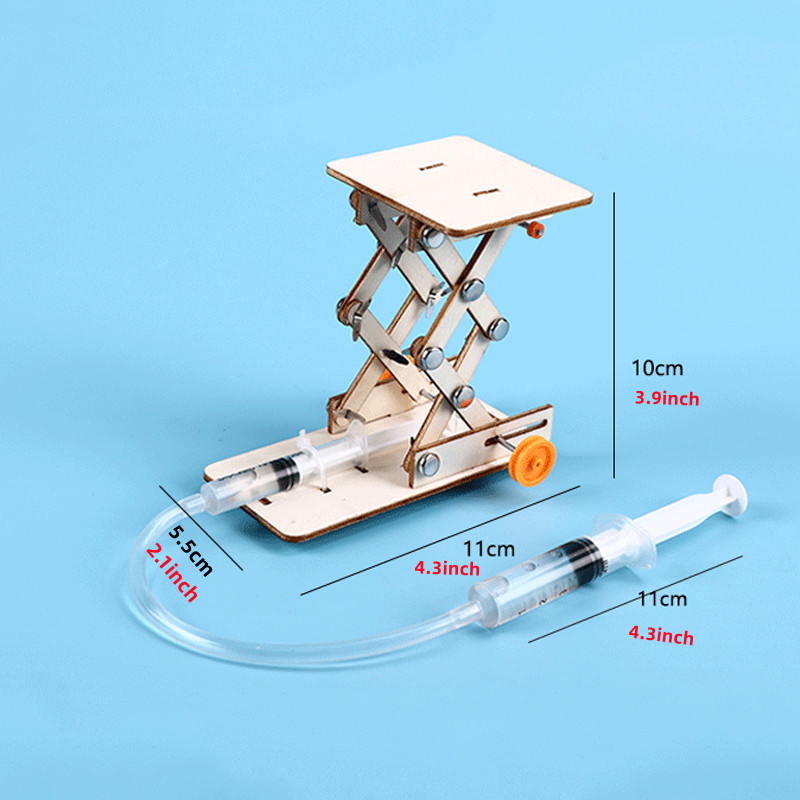 1 PCS DIY Hydraulic Experiment - Hydraulic Floor Jack recension och pris