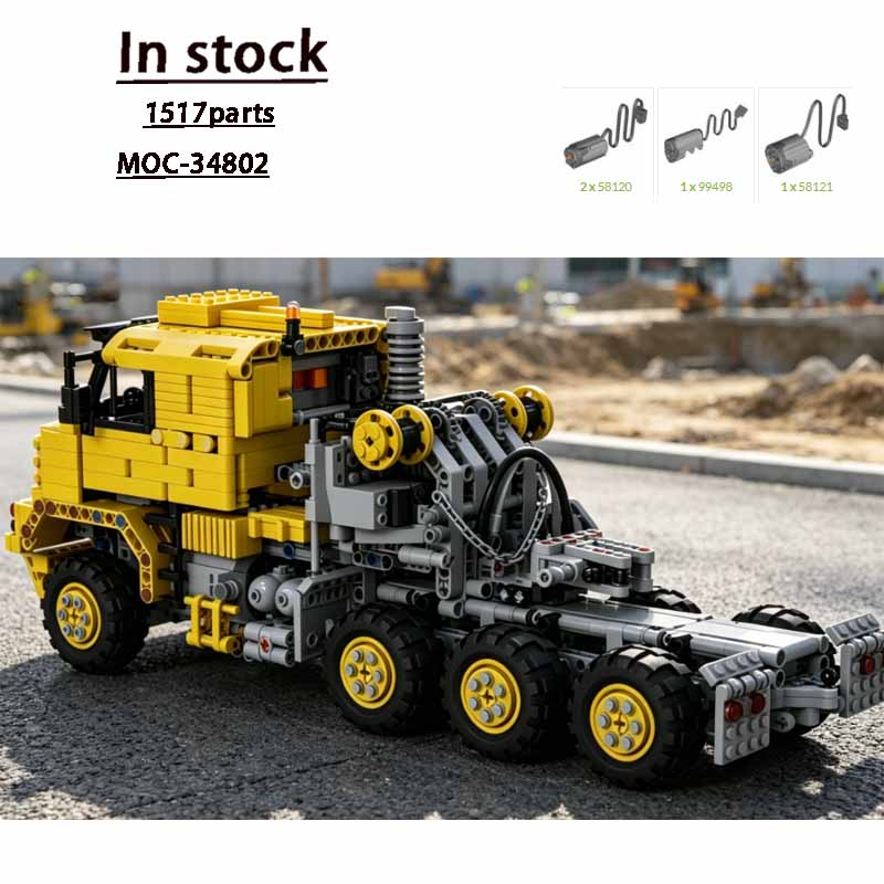 MOC-34802 Yellow Truck M1070 H - Heavy Equipment Yellow recension och pris
