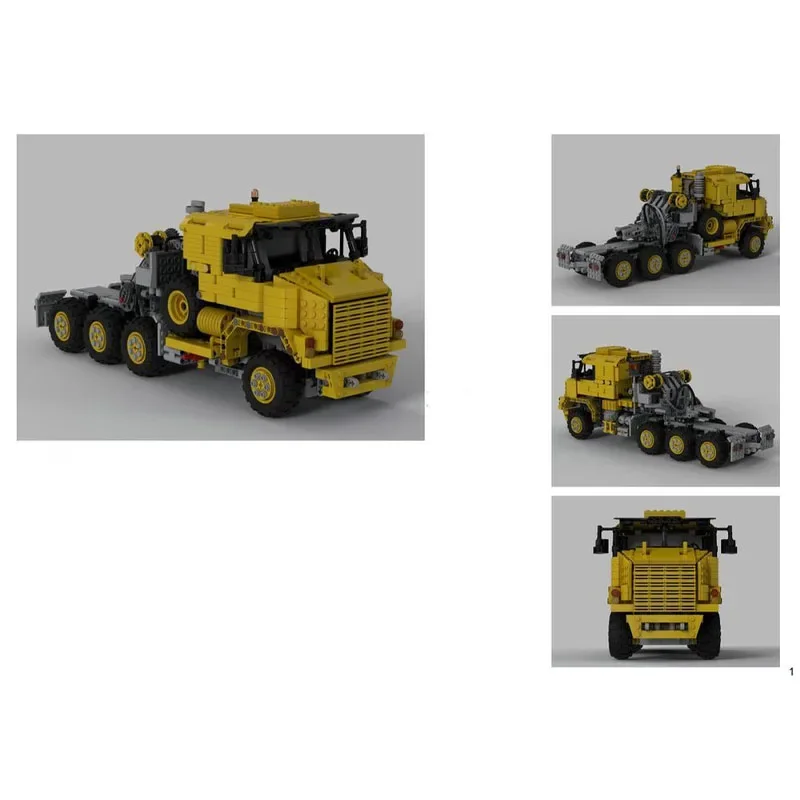 MOC-34802 Yellow Truck M1070 H - Heavy Equipment Yellow recension och pris