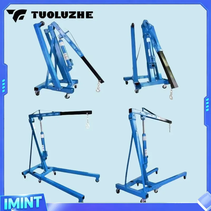 2-ton Foldable Blue Car Engine - Hydraulic Floor Jack recension och pris