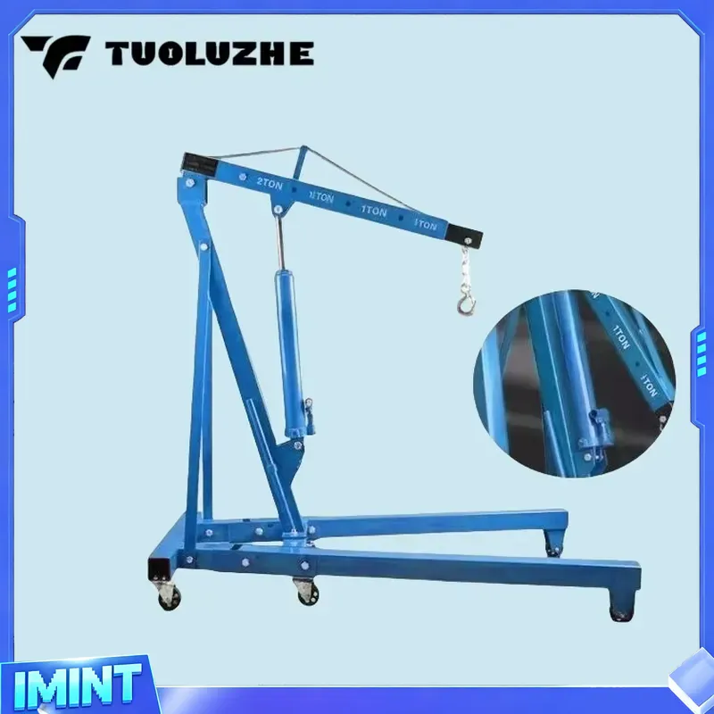 2-ton Foldable Blue Car Engine - Hydraulic Floor Jack recension och pris